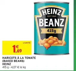 Intermarché Express Heinz haricots à la tomate (baked beans) offre
