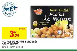 Intermarché Express Golfo nuevo accras de morue surgelés offre