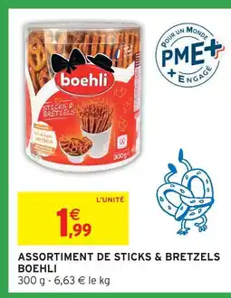 Intermarché Express Boehli assortiment de sticks & bretzels offre