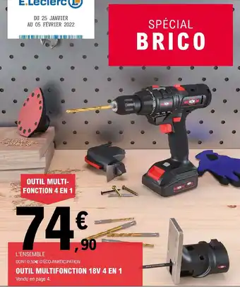 E.Leclerc Brico Outil multifonction offre