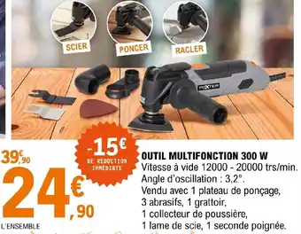 E.Leclerc Brico Outil multifonction 300 W offre