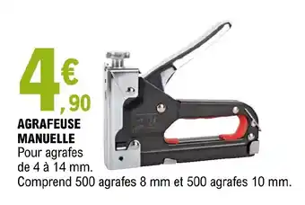 E.Leclerc Brico Agrafeuse manuelle offre