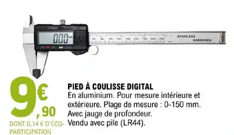 Pied Ă couillse digital