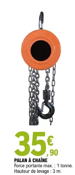 E.Leclerc Brico Palan à chaîne offre