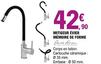 E.Leclerc Brico Mitigeur évier mémoire de forme offre