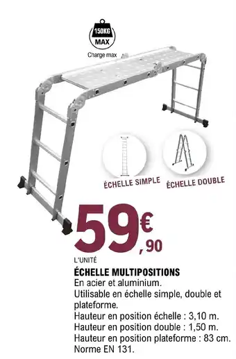 Échelle multipositions