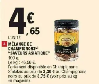 E.Leclerc Mélange de champignons offre
