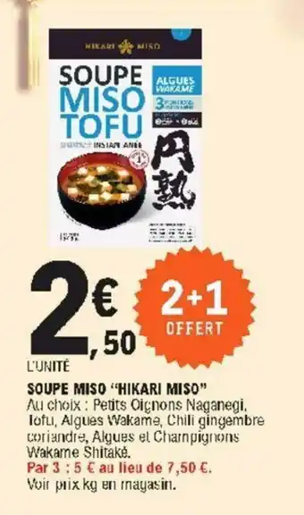 E.Leclerc Soupe miso "hikari miso" offre