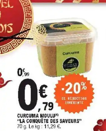 E.Leclerc Curcuma moulu offre