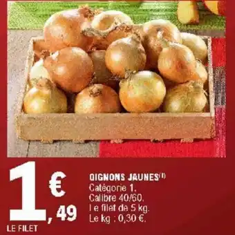 E.Leclerc Oignons jaunes offre