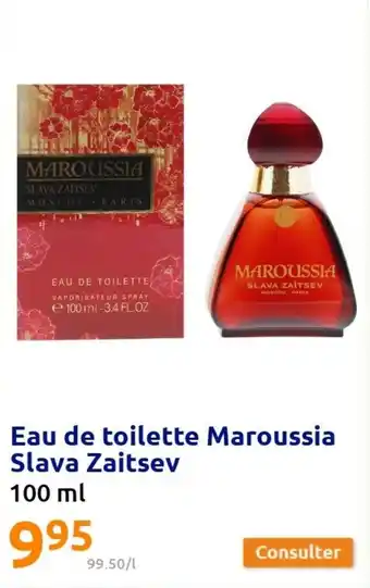 Action Eau de toilette maroussia slava zaitsev offre