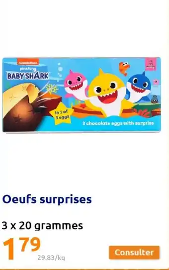 Action Oeufs surprises offre