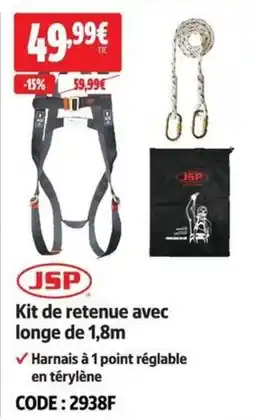 Screwfix Kit de retenue avec longe de 1,8m offre