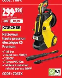 Screwfix Kärcher Nettoyeur haute pression électrique K5 Prenium offre
