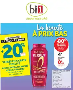Bi1 Elseve Routine capillaire offre