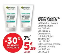 Bi1 Garnier Soin visage pure active offre