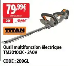 Screwfix Titan Outil multifonction électrique TM3010CK-240V offre