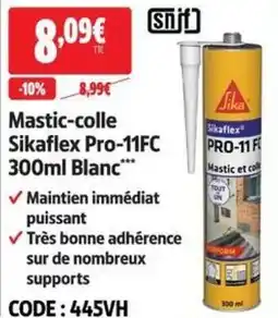 Screwfix Mastic-colle Sikaflex Pro-11FC Blanc offre
