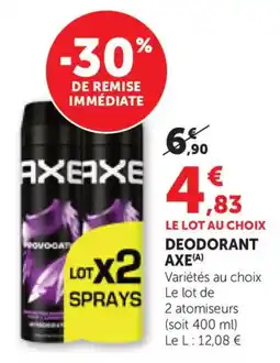 Bi1 Axe Deodorant offre