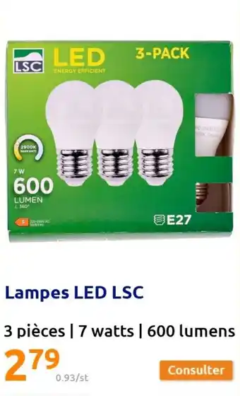 Lampes LED LSC