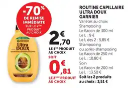 Bi1 Garnier Routine capillaire ultra doux offre