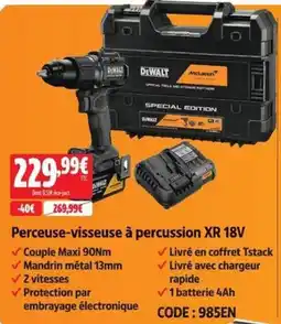 Screwfix Perceuse-visseuse à percussion XR 18V offre