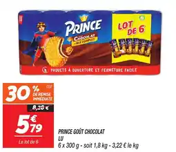 Netto Lu Prince goût chocolat offre