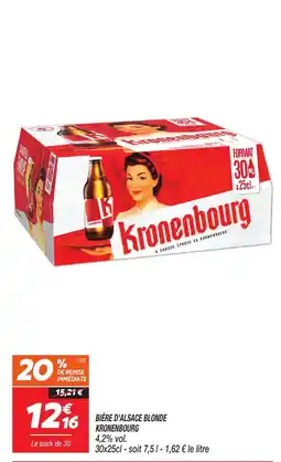 Netto Kronenbourg Bière d'alsace blonde offre