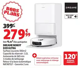 Auchan Dreame robot d20 ultra offre