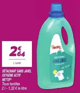 Netto Netto Détachant sans javel oxygène actif offre