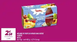 Netto Netto Mélange de fruits du verger sans sucres ajoutés offre