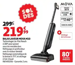 Auchan Mova Balai laveur m10 offre