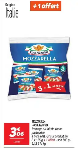 Netto Casa Azzurra Mozzarella offre