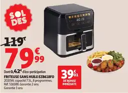 Auchan Friteuse sans huile ez8618f0 offre