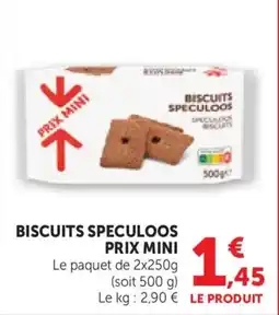 Bi1 Biscuits speculoos prix mini offre