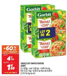 Netto Garbit Taboulé aux tomates fraîches offre