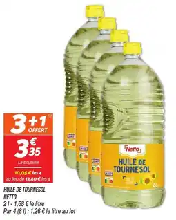 Netto Netto Huile de tournesol offre