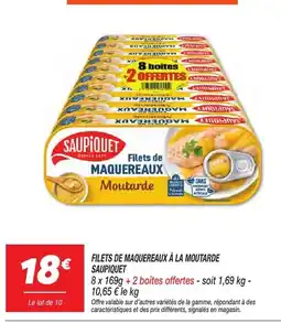 Netto Saupiquet Filets de maquereaux à la moutarde offre