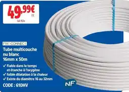 Screwfix Fixoconnect Tube multicouche nu blanc 16mm x 50m offre