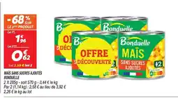 Netto Bonduelle Maïs sans sucres ajoutés offre
