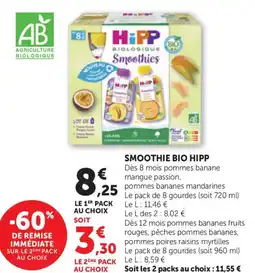 Bi1 Hipp Smoothie bio offre
