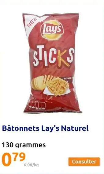 Action Bâtonnets lay's naturel offre