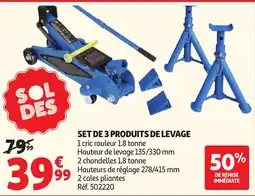 Auchan Set de 3 produits de levage offre