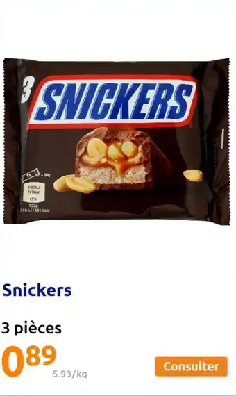 Action Snickers offre
