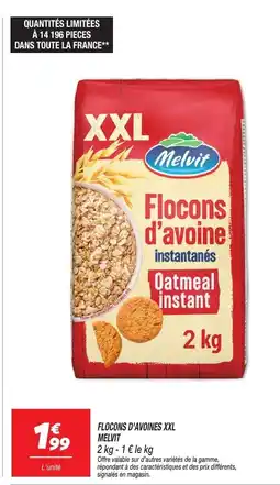 Netto Melvit Flocons d'avoines xxl offre