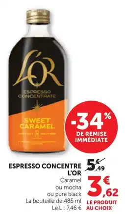 Bi1 L'Or Espresso concentrate offre