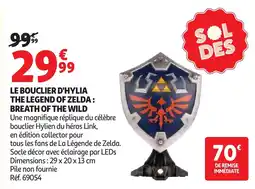 Auchan Le bouclier d'hylia the legend of zelda: breath of the wild offre