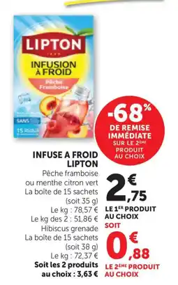 Bi1 Lipton Infusion à froid offre