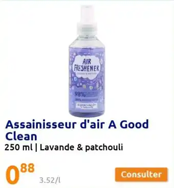 Action Assainisseur d'air a good clean offre
