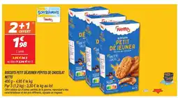 Netto Netto Biscuits petit déjeuner pépites de chocolat offre